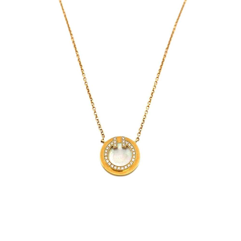 TIFFANY Gold Diamond Necklace - Picture 2 of 7
